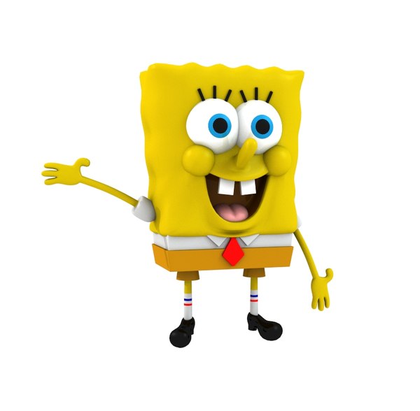 sponge bob 3d model