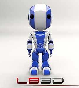 AO-Maru Friendly Blue Robot Legacy Series Model
