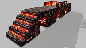 stair set 3D model