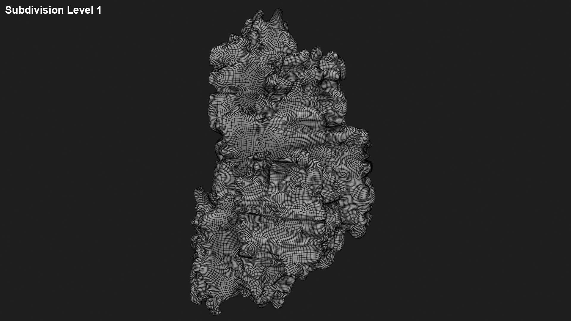 3D Rock Cliff Shape 2 Model - TurboSquid 2154342
