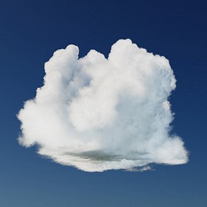 Photorealistic Vdb Cumulus Cloud Type B