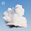 Photorealistic Vdb Cumulus Cloud Type B