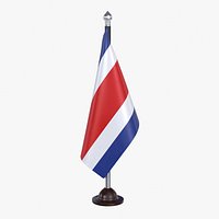 Costa Rica Flag Stand