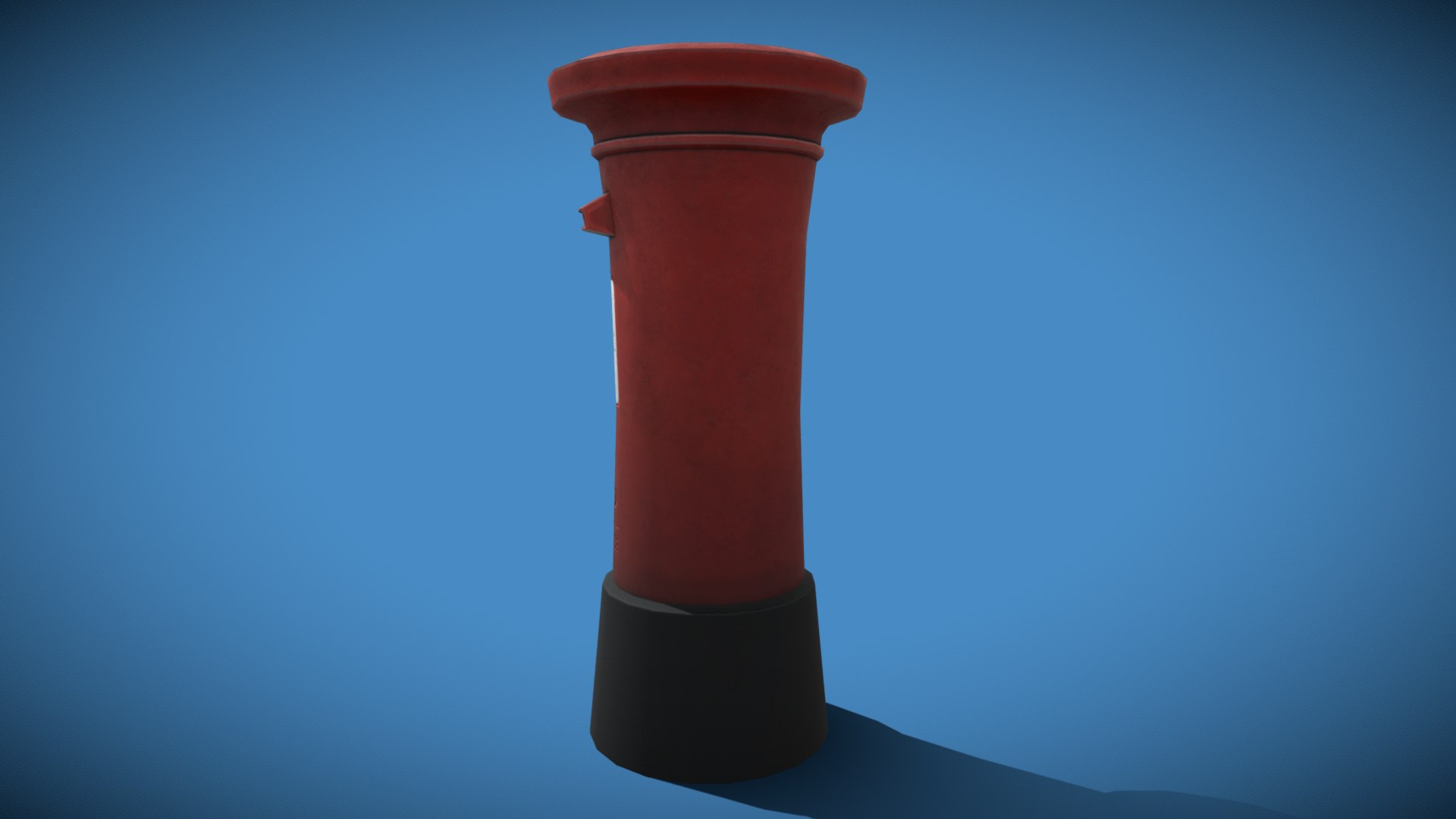 3D Stylized London UK Letter Box Model - TurboSquid 2187179