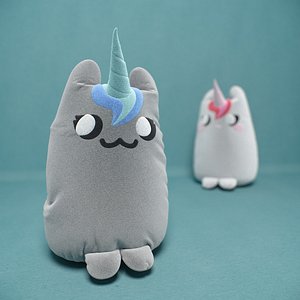 kids mewnicorn kitty toy 3D model