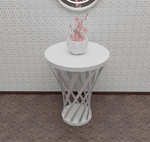 3D Table and Mirror model