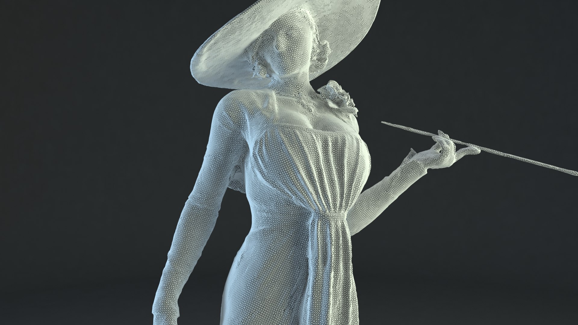 3d Model Lady Dimitrescu Turbosquid 2089824 5034