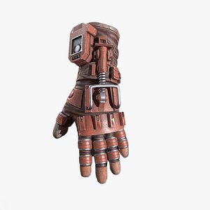 3D sci-fi glove model