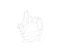 3d model mouse pointer icon