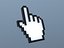 3d model mouse pointer icon