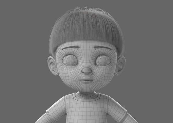 Cartoon Boy Rigged Modelo 3D - TurboSquid 1511941