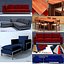 furniture table chair armchair 3d model