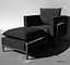 furniture table chair armchair 3d model