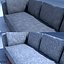 furniture table chair armchair 3d model