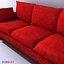 furniture table chair armchair 3d model