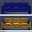furniture table chair armchair 3d model