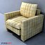 furniture table chair armchair 3d model