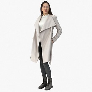 Elizabeth Casual Winter Idle Pose 08 3D