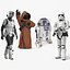 Coleção 2 de personagens de Star Wars com rigging para Maya