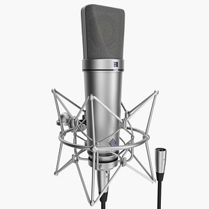 Neumann U87 Ai With XLR (Rigged)