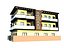 3D 3 story apartment building model