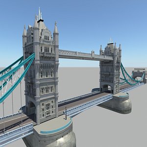 3d model london tower bridge