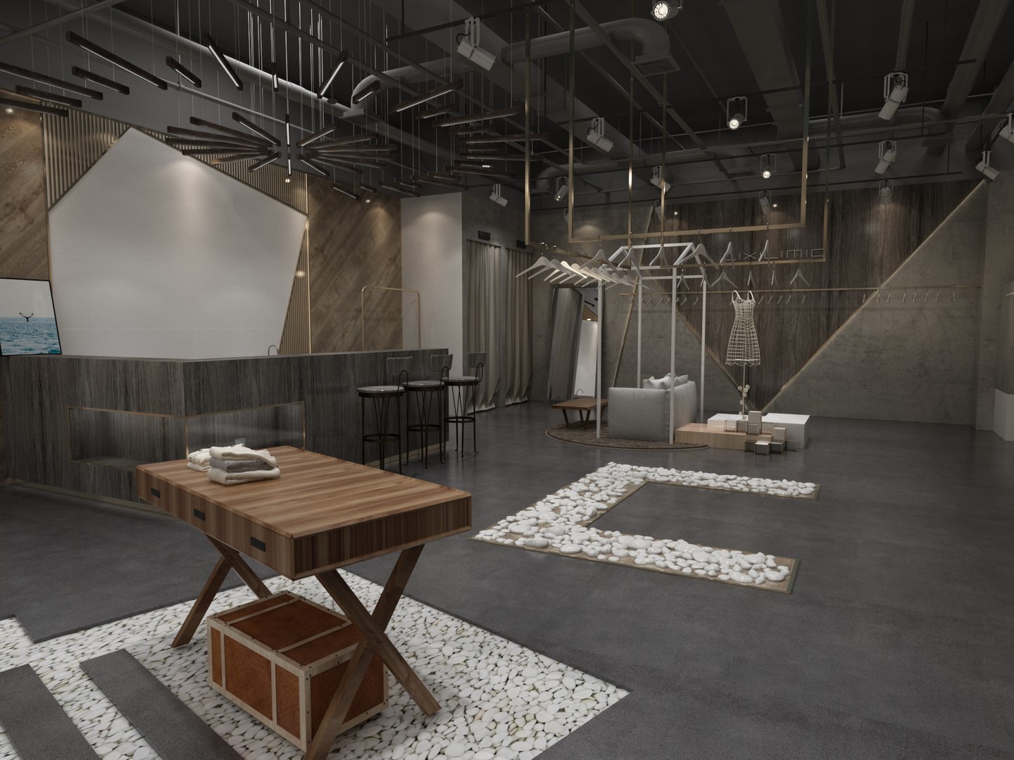 3D Model Clothing Store 2 - TurboSquid 2102409