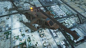 Rigged helicopter V2.0 Cinema 4D