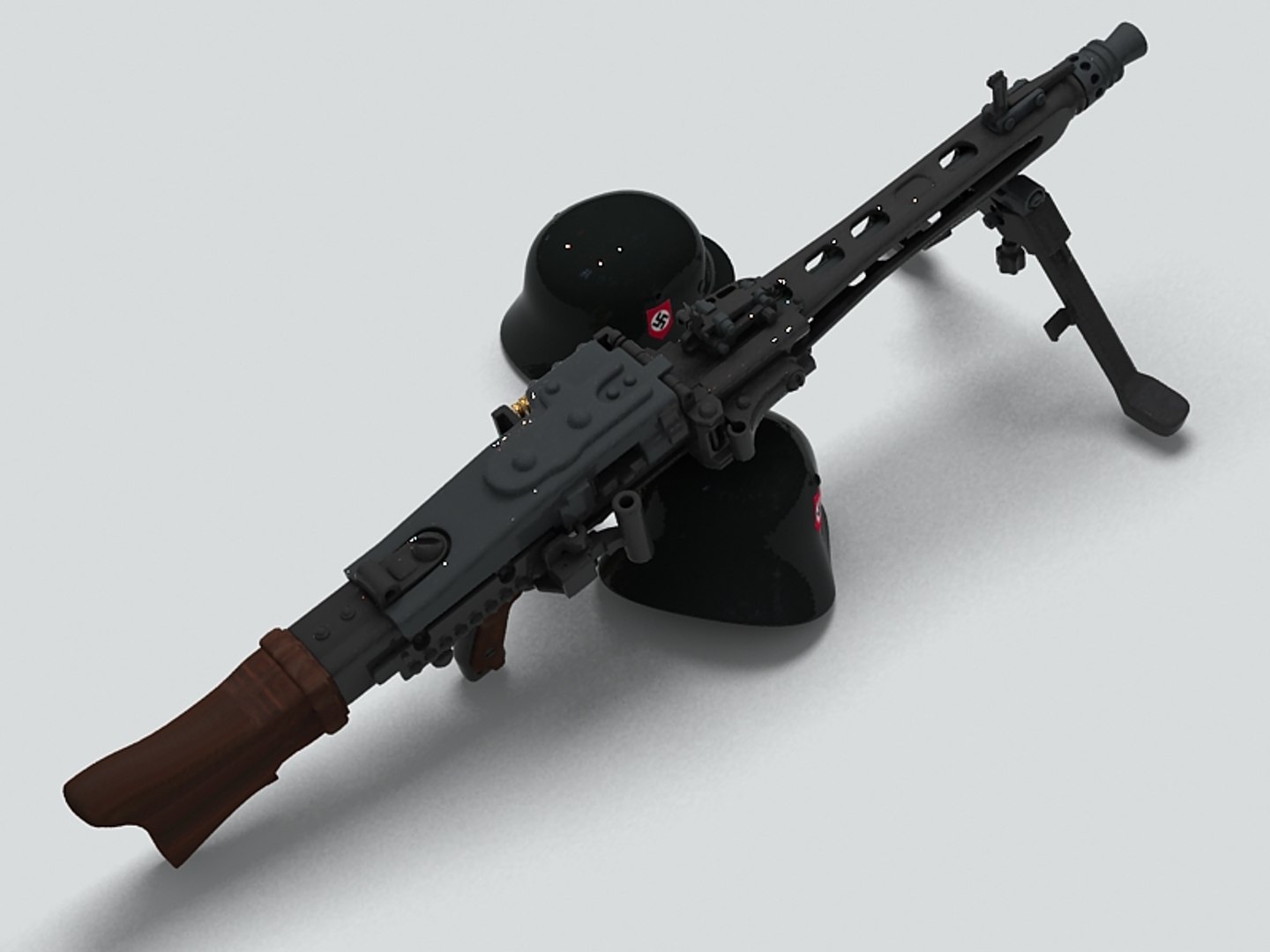 Machine Gun Mg42 3d Model