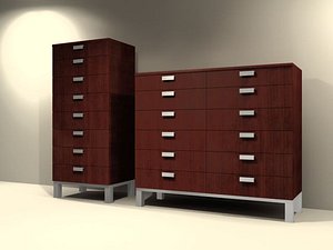 3d bedroom chest drawers