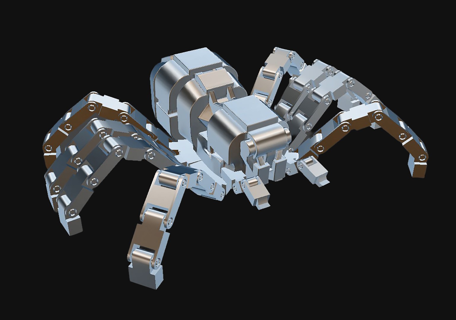 Articulated Spider 3D model https://p.turbosquid.com/ts-thumb/av/BkUOcH/NP/capturadetela20260130072703/jpg/1770001145/1920x1080/fit_q87/af0217d44b7d99daa7edfe2db9a07f69daf9cad6/capturadetela20260130072703.jpg