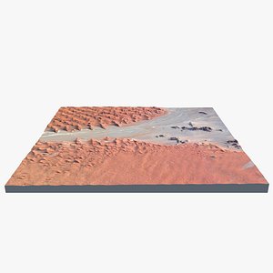 3d model dunes namibian