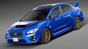 2015 subaru impreza 3d model