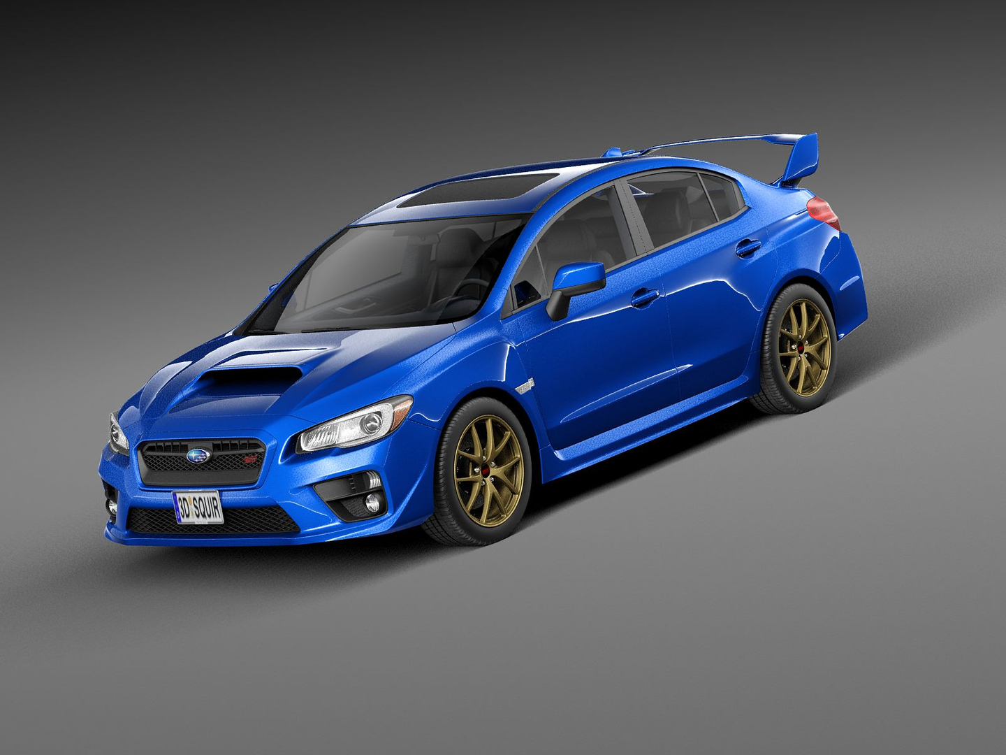 2015 subaru impreza 3d model