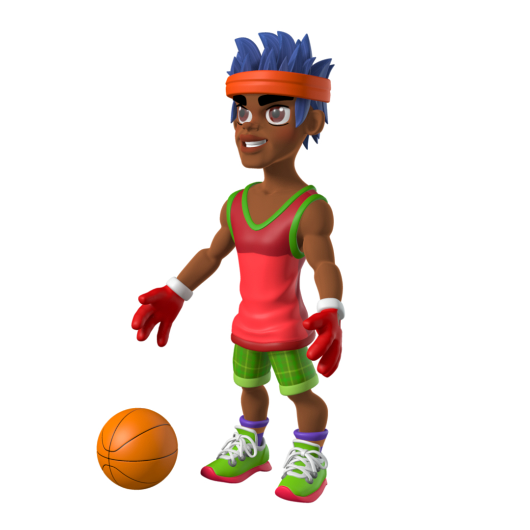 3d Athlete Basketball Color