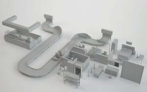 airport elements 3D model