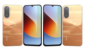 Xiaomi Redmi A7 Pro Orange 3D model