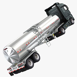 Food Grade Tank Trailer with Trcuk model