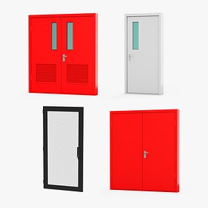 Metal Doors Collection 2 3D model