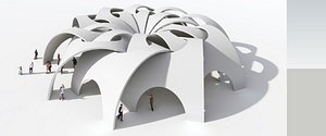 3D Pergola shade
