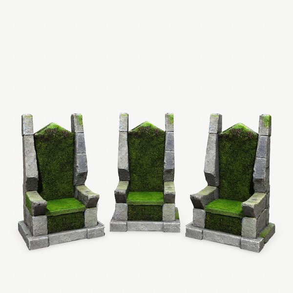 modelo 3d Trono de piedra - TurboSquid 2260354