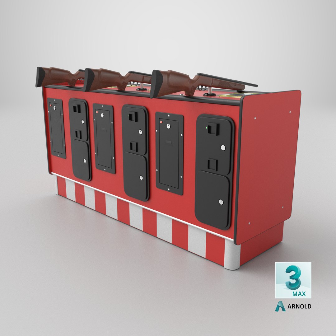 3D Carnival Shooting Game Machine model https://p.turbosquid.com/ts-thumb/av/SLXADO/wi/stemcell_max_arnold_render/png/1739563173/1920x1080/fit_q87/6e0bd0ccd55e0b5d2484bb4222cbda1a46e54015/stemcell_max_arnold_render.jpg