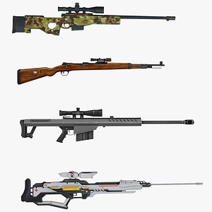 Sniper AWM Kar98k M82B TreatmentSniper