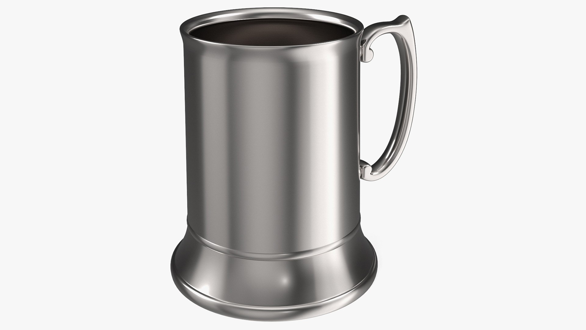 Stainless Steel Beer Mug 3D model preview