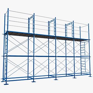 scaffoldings modular industry 3D model