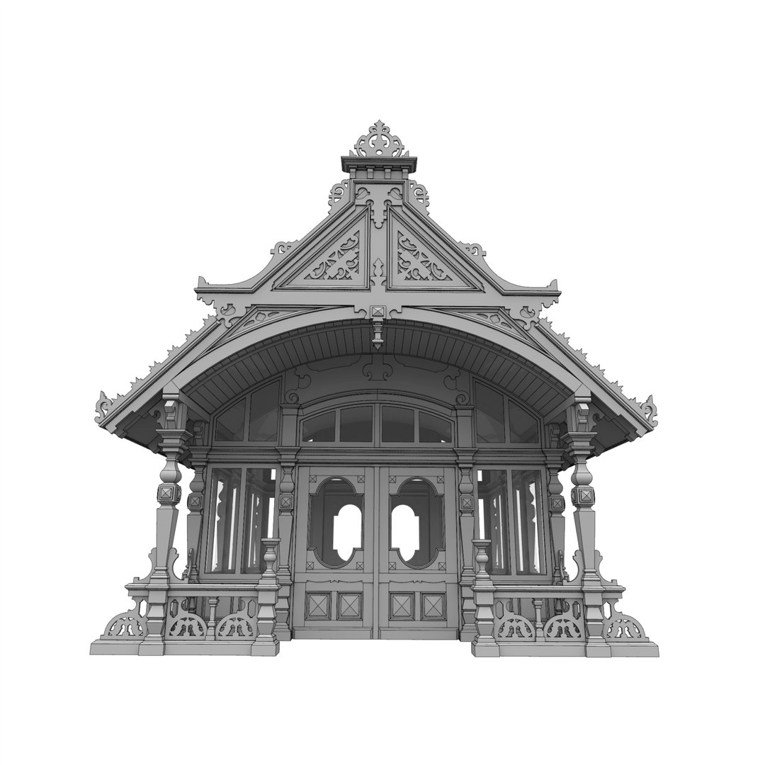 3d Model Solidworks Summer House