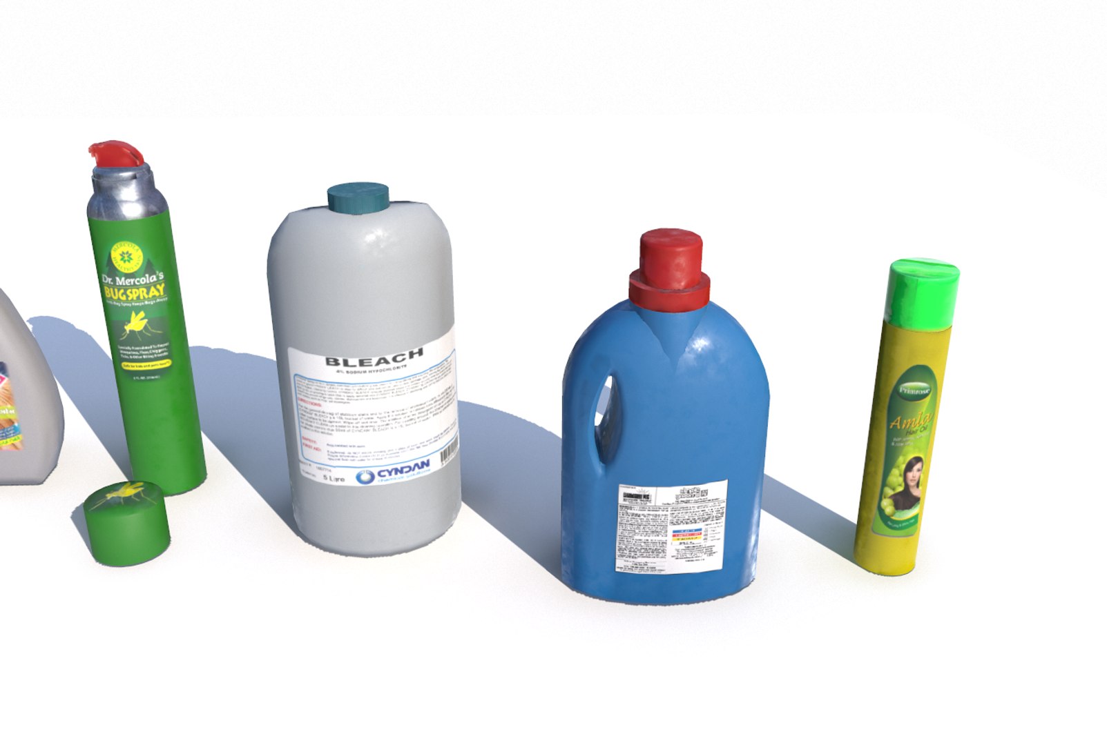 3D Model Cleaning Products - TurboSquid 1221993