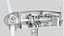 3D model Wind turbine tower generator inside