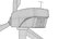 3D model Wind turbine tower generator inside