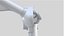 3D model Wind turbine tower generator inside